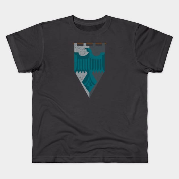 House of Philadelphia Banner Kids T-Shirt by SteveOdesignz